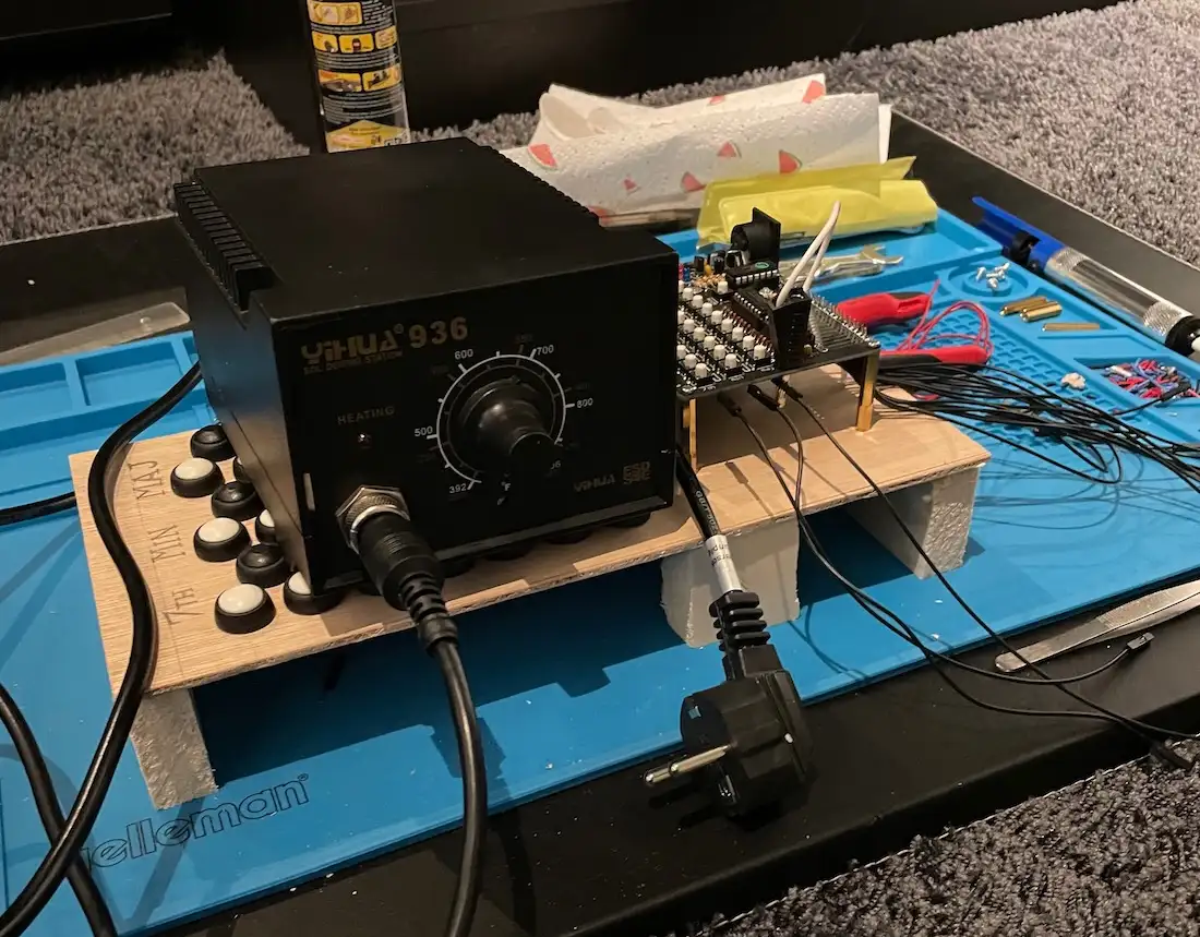 All of the buttons, but wired