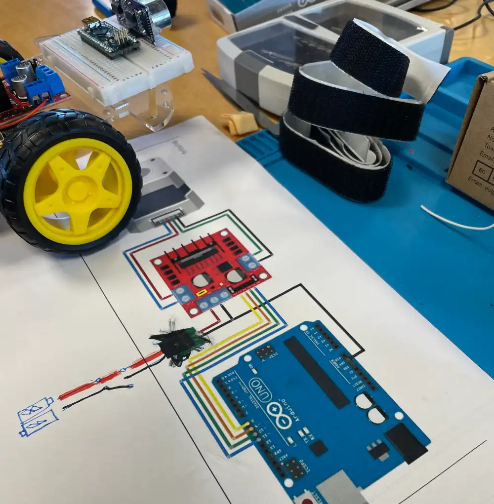 Wiring schematics for motor driver
